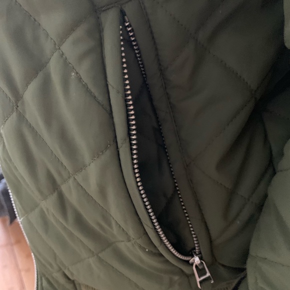 Last Chance! Olive Green Bomber Jacket - Picture 6 of 8